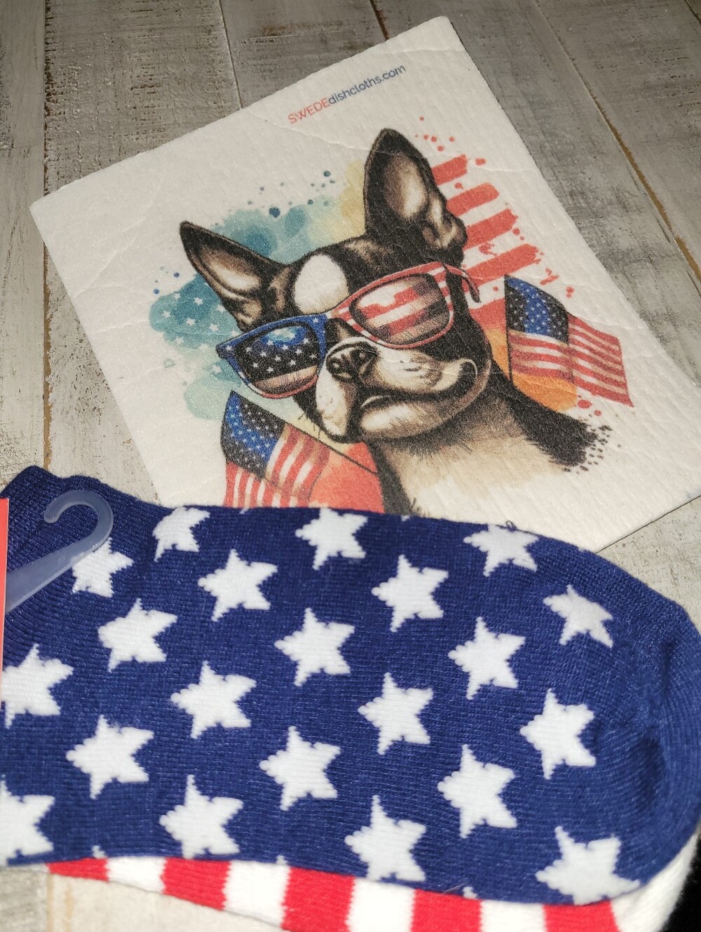 Nwt TARGET Patriotic Socks & Dish cloth Bundle